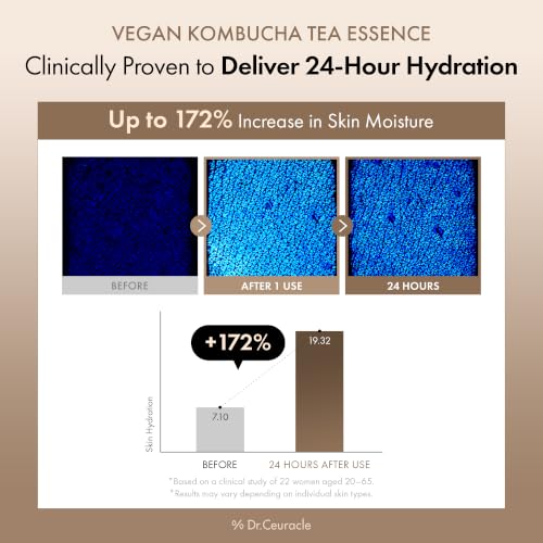 Vegan Kombucha Tea Essence Hydrating Milky Toner for Sensitive Skin
