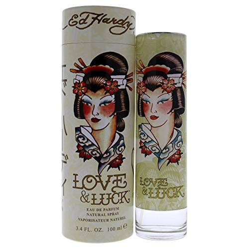 Ed Hardy Love & Luck Women’s EdP Spray 3.4 oz - Pack of 1, Variation of Eau De Parfum