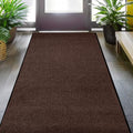 Heavy Duty Entry Floor Mat 4 x 6 Feet Brown Waterproof Indoor Outdoor Commercial