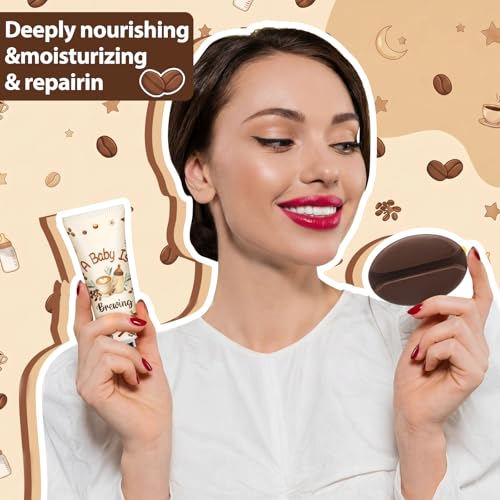 25 Pcs Coffee Baby Shower Favors - Coffee Bean Shaped Soaps & Gifts