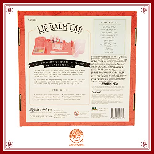 DIY Lip Balm Kit for Kids & Teens - Science & Cosmetic Chemistry Education