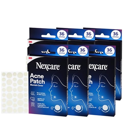 Hydrocolloid Acne Patches - Clear Spot Covers for Breakouts, 216 Pack