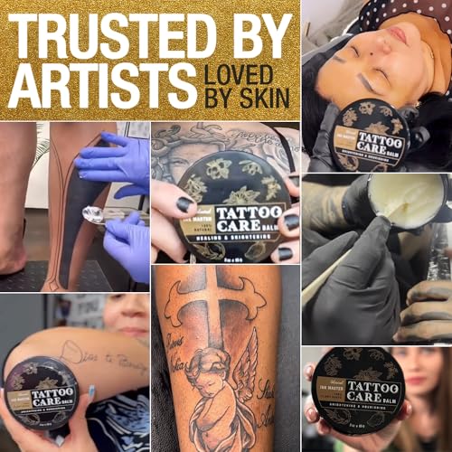 Ebanel 6oz Tattoo Balm Aftercare Cream for New & Old Tattoos - Premium Balm & Ointment