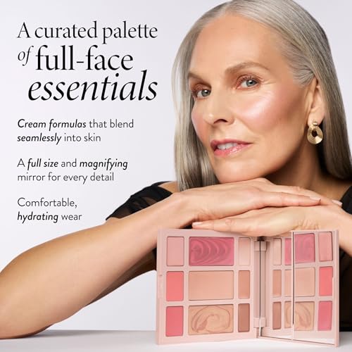 LAURA GELLER The Best of the Best Cream Full Face Palette | All-in-One Cream Face, Eye & Lip Palette | Blendable, Hydrating Makeup Made for Mature Skin