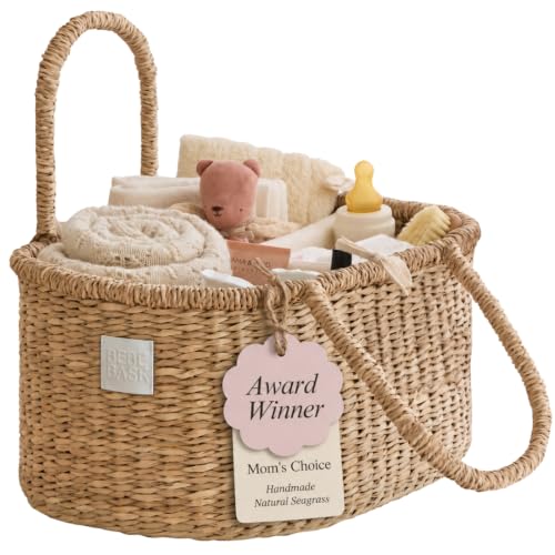 Baby Diaper Caddy Organizer with Cotton Divider - Pink ROSA