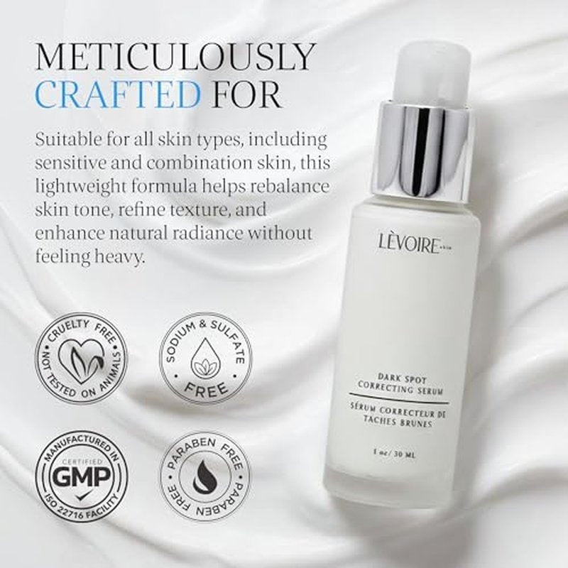 Dark Spot Correcting Serum | Brightening Serum with 5% Niacinamide, Omega-3 Fatty Acids & Hyaluronic Acid | Evens Tone, Minimizes Pores & Improves Barrier Function | 1oz