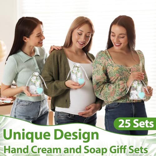 25 Pcs Safari Animal Baby Shower Favors Set - Honeycomb Soaps & Hand Cream - Variation: 25 / Safari Animal