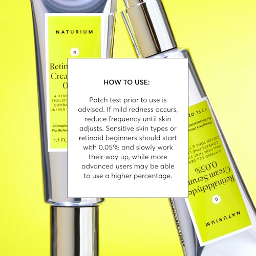 Naturium Retinaldehyde Cream Serum 0.15% for Anti-Aging & Skin Smoothing - 1.7 oz - Variation of THIS listing