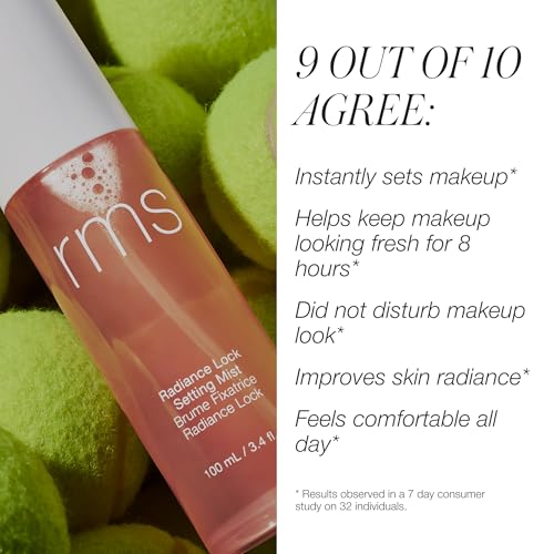 Hydrating Makeup Setting Spray 3.4 Fl Oz - Niacinamide & Hyaluronic Acid - Alcohol-Free Radiance Lock Mist
