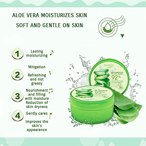 Aloe Vera Night Cream Gel Set - 3 Pack 7.43 Fl Oz | Hydrating & Soothing Moisturizer