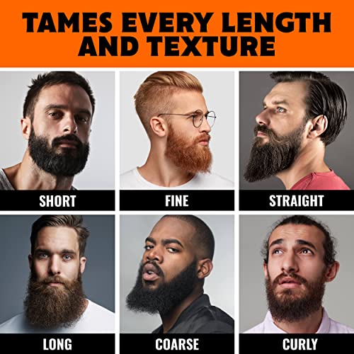 Tame the Wild 6-Piece Premium Beard Grooming Kit with Heated Brush & Accessories