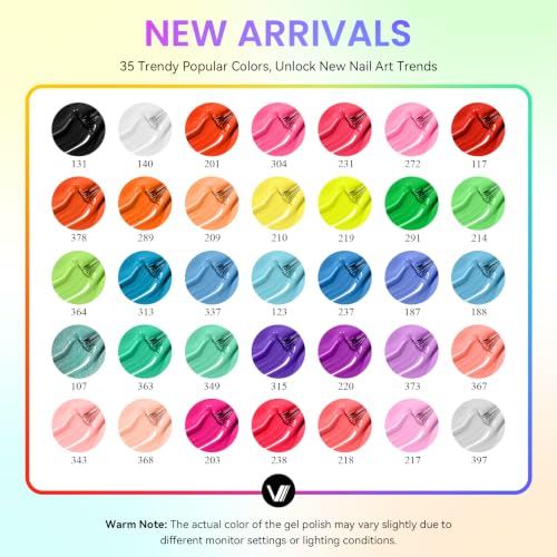 Gel Nail Kit with 48W UV Lamp & Electric Drill - Bright Luxe Tone, 69 Pieces