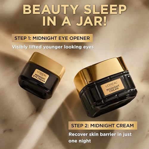 2 Pieces Anti-Aging Night Face & Eye Cream Set - Wrinkle Reduction & Skin Renewal