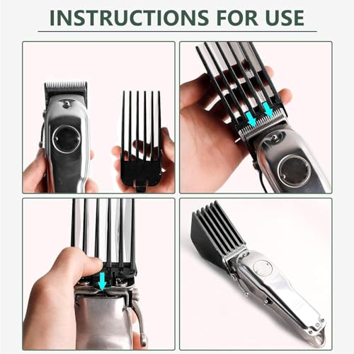 3 Inch Hair Clipper Combs Guides, Guards 1 & 1/4" 1/2" 2", Mega NO.16