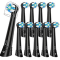DeBizz Black Replacement Toothbrush Heads for Oral B iO Series 3-10 | 10 Pack