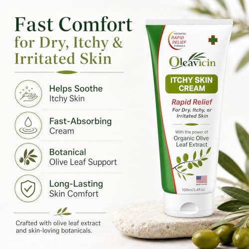 Extra Strength Anti-Itch Cream 2 Pack - Fast Relief for Itchy Skin & Rashes