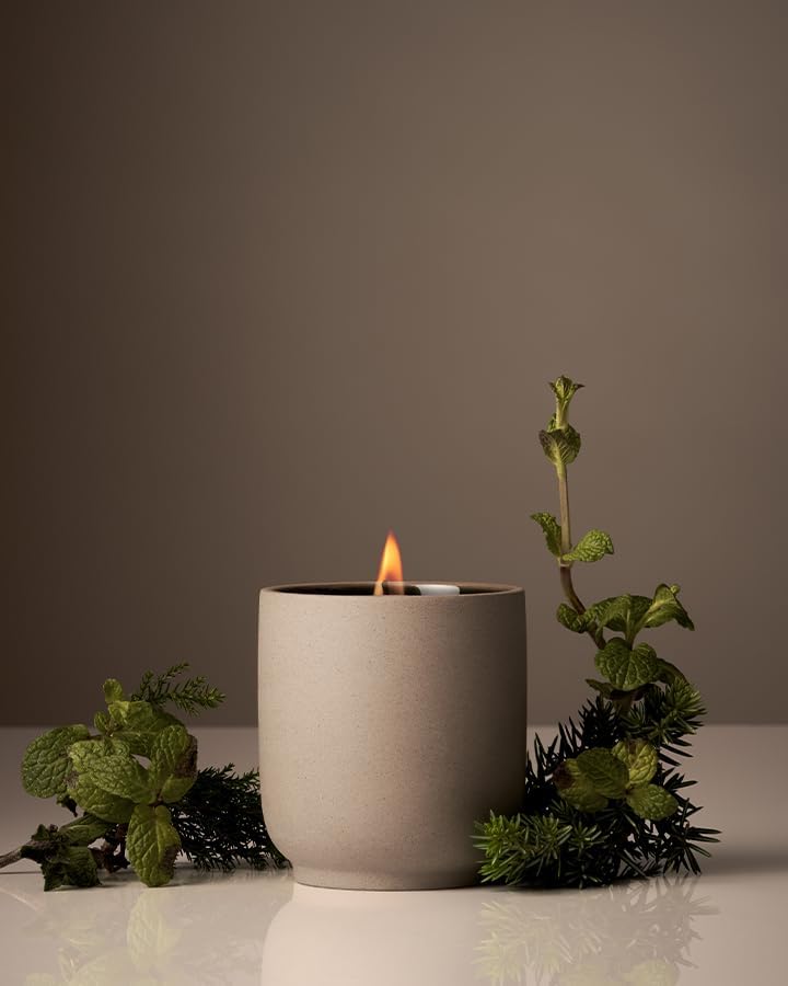 Luxury Scented Candle Cipres Mint 8 oz - Home Fragrance & Decor