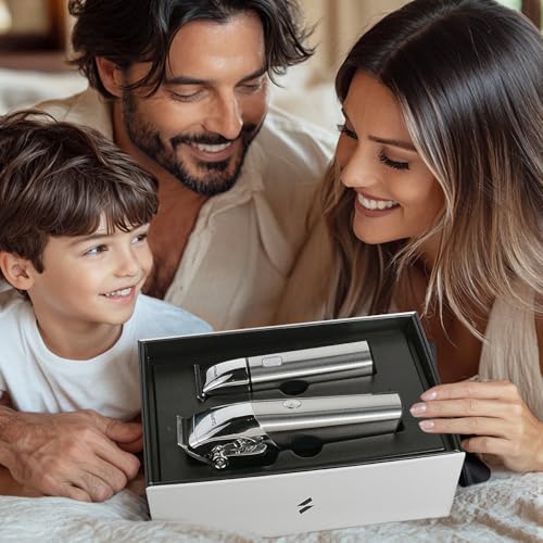 Low Noise Cordless Hair Clippers & Trimmers Set for Men & Family Waterproof