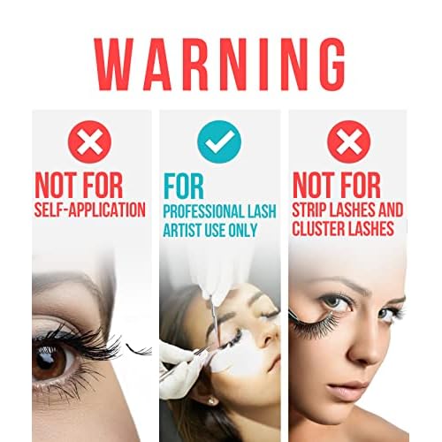 Crystal Clear Eyelash Extension Glue 5ml & Stacy Lash Serum 5ml for Lashes Growth & Thickness/Enhancing Natural Eyelashes/with Biotin / 1Sec Drying Time/Retention 8 Weeks/Transparent Adhesive