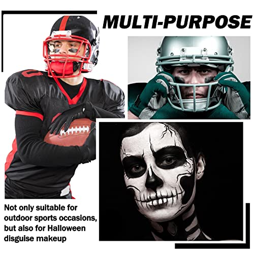 CAHIUYOA 3 Pcs Eye Black Stick for Sports Eye Black Football/Baseball/Softball,EyeBlack Face Body Paint Stick Athletes Sports Clown Black Makeup Halloween Cosplay