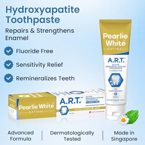 Pearlie White Hydroxyapatite Toothpaste 3.8oz 2-Pack - Repair Enamel, Sensitive Care