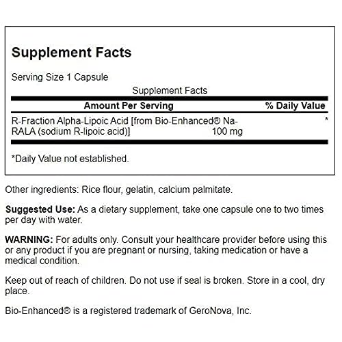Swanson ULT R-Fraction Alpha Lip 100MG 60C