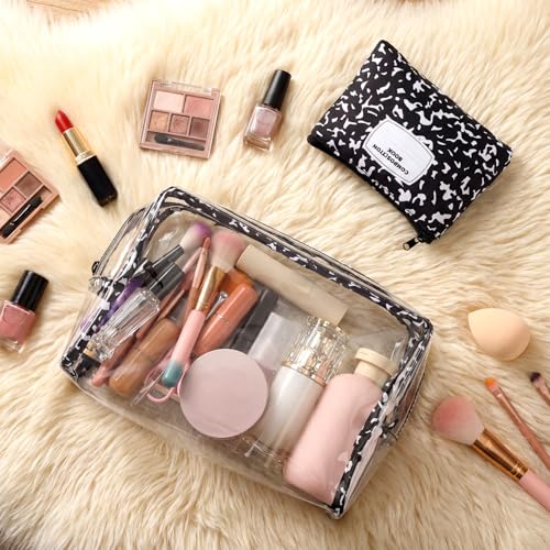 Makeup Organizer with Drawer, Multi Functional Pencil Holder for Desk, Desk Organizers and Accessories for Bathroom Bedroom Counter (blue)