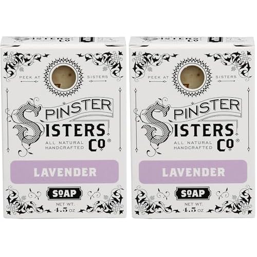 Spinster Sisters CO Lavender Bar Soap, 4.5 OZ (Pack of 2)