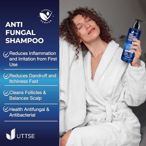 Uttse Anti-Fungal Shampoo for Scalp Psoriasis & Dandruff Relief - 300 mL