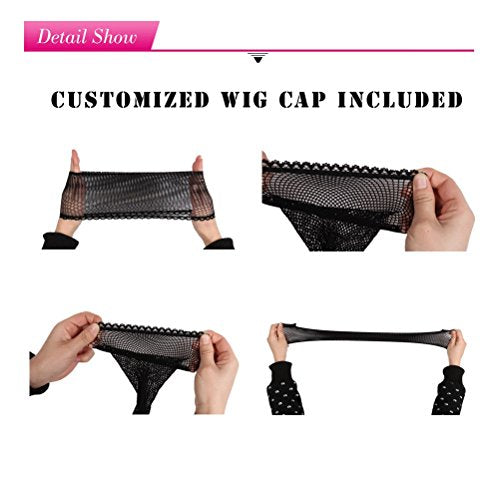 Women Brown Short Curly Wigs for Cosplay & Daily Wear - Natural Looking Wavy Hair, Adjustable Cap, 12 Inch