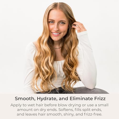 Nourishing Argan Oil Hair Serum - Anti-Frizz Heat Protectant & Repair - Light Weight 4oz - Variation of Nourishing Argan Oil