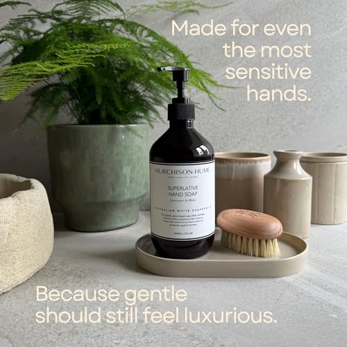 Murchison-Hume Luxury Vegan Hand Soap with Pump Dispenser, Moisturizing Hand Wash, SLS, Paraben & Cruelty-Free, 17oz (Original Fig)