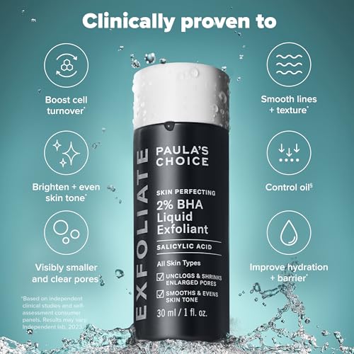 Travel BHA Liquid Exfoliant & Skin Balancing Toner for All Skin Types