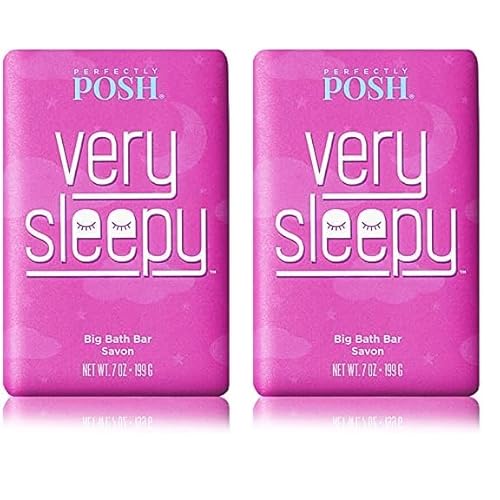 Perfectly Posh - Very Serene Big Bath Soap Bar - Soothing and Moisturizing Soap with Lavender & Shea Butter - for Rejuvenating Bath Time - 7oz (Pack of 2)