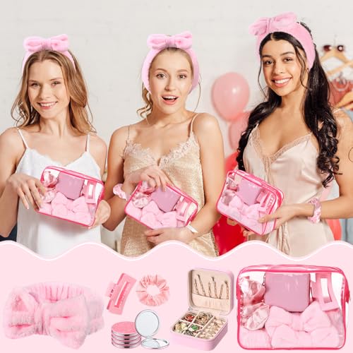 Pink Teen Girl Party Favors Set - 36 Pieces for Sleepovers & Spa Parties - Classic Style