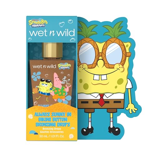 wet n wild Spongebob Bronzing Drops - Always Sunny In Bikini Bottom