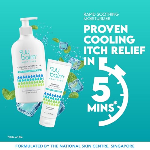 Rapid Itch Relief Cream for Eczema Psoriasis Sensitive Skin 2.53 fl oz