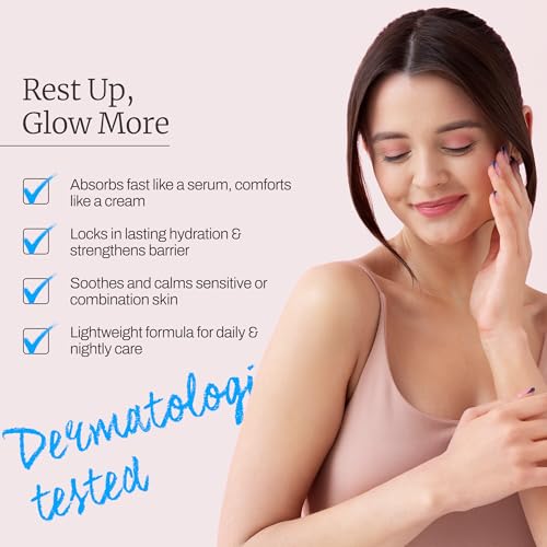 Intermission Rest-Up Serum Cream 2.36 fl oz ? Serum + Cream Hybrid Moisturizer with CHEMOCICA¢â 700,000 ppm, Hyaluronic Acid, Ceramide & Panthenol for Sensitive & Combination Skin