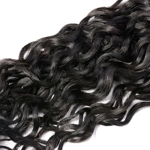 Blonde #1B Water Wave Human Hair Bundles 10 12 14 Inch - 3 Pack Variation