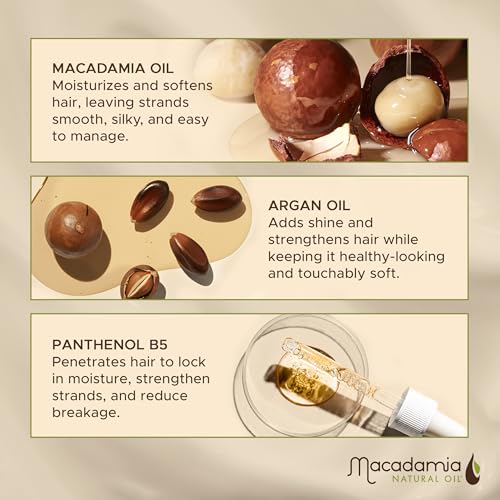 Macadamia Natural Oil Moisturizing Conditioner 33.8 Fl Oz – Hydrating Rinse for Dry Hair (Pack of 1)