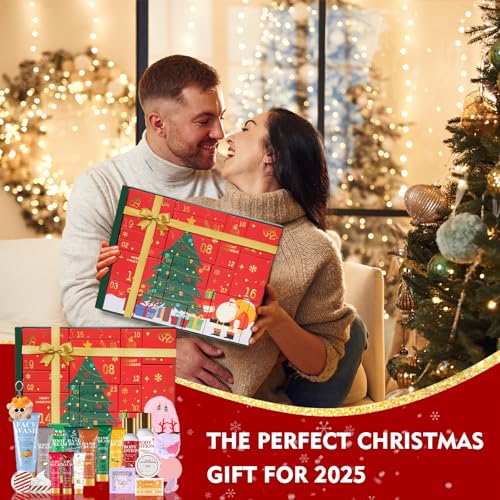 Beauty Advent Calendar 2025 for Adults Women & Teen Girls ? 24 Days of Skincare, Bath & Body Gift Sets, Perfect Christmas Countdown Calendar & New Year Gifts Baskets for Girlfriend, Wife, Mom, Girls