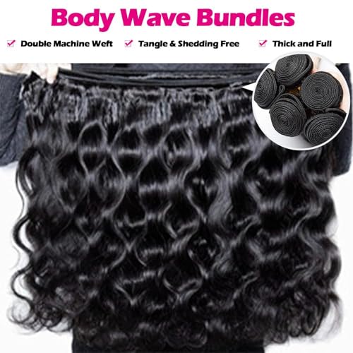 12A Brazilian Body Wave Hair Bundles - 20 Inch Virgin Human Hair - Single Bundle - 20 / 1 Bundle
