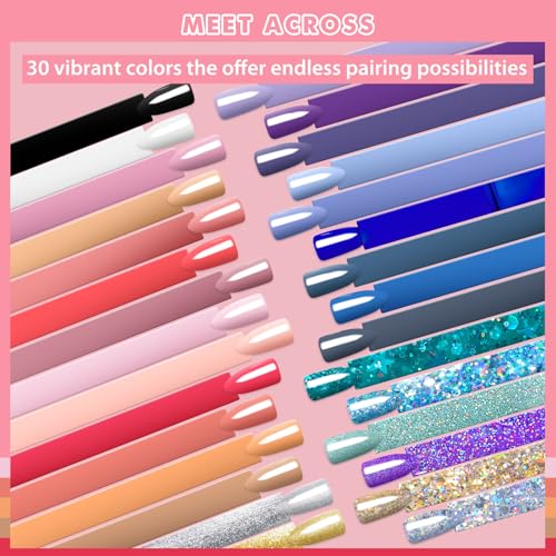 Long Square Pink Press on Nails -Cute Decorative Fake Nails with Bowknot for Women