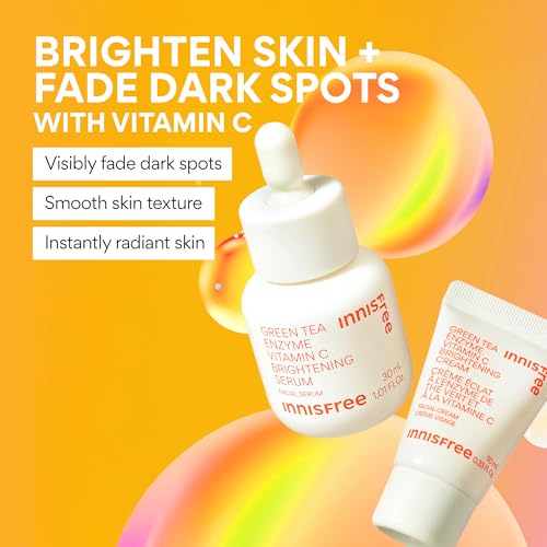 Innisfree Vitamin C Brightening Serum Set with Green Tea Enzyme