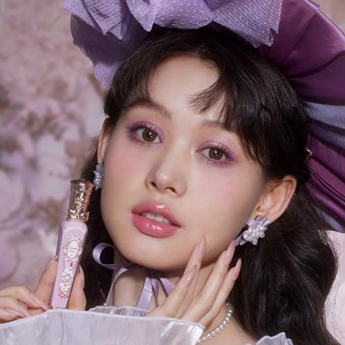 Flower Knows Violet Strawberry Rococo Glowy Lip Gloss G01 Little Angel Matte Lipstick C05