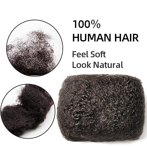 Afro Bulk Human Hair 10 Inch 5 Packs 150g - Natural Black #1B, Dreadlocks & Braids