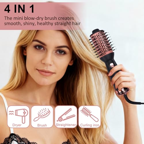 One-Step Ionic Hair Dryer Brush - Frizz Control & Shine, Travel Size