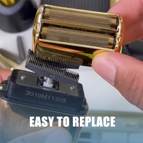 Gold Replacement Foil and Cutter for BaBylissPRO Barberology FXFS2 Razors - 2PCS