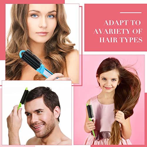 50 Pcs Travel Hair Brushes with Mirror, Foldable Portable Comb Set
