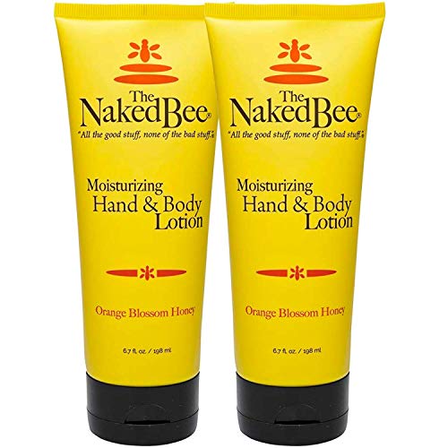 The Naked Bee Orange Blossom Honey Hand and Body Lotion 6.7oz + Orange Blossom Facial Moisturizer SPF 3 Vitamin C0